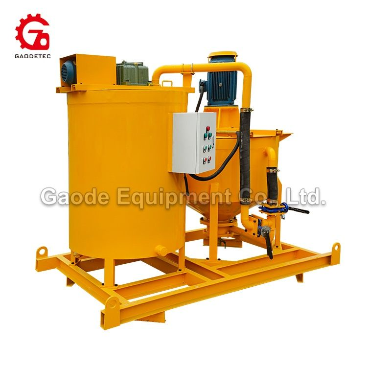 Gaodetec GMA400-700 400L Electric Engine Colloidal Grout Mixer With Agitator Gaodetec GMA400-700 400L Electric Engine Colloidal Grout Mixer With Agitator
